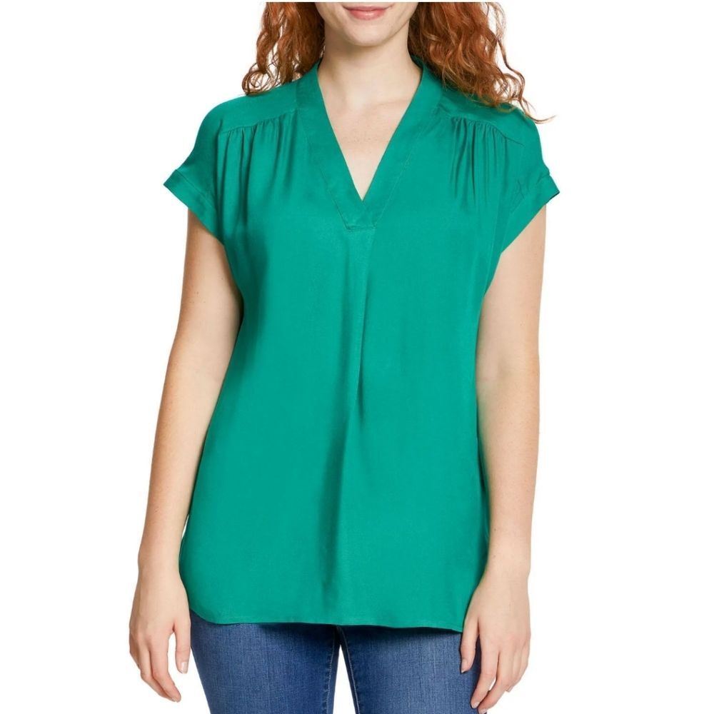 Nine West Jeans Teal Women's Top.  Size L